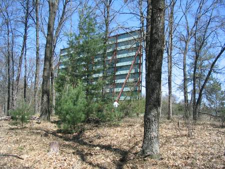 Pine Aire Drive-In Theatre (Pine-Aire) - Rear Of Screen (newer photo)